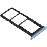 SIM-kaartlade + SIM-kaartlade + Micro SD-kaartlade voor Huawei P40 Lite E / Geniet van 10(Blauw)