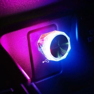 Auto Diamond Model USB Omgevingslicht Gratis Plug & Play LED Decoratieve Verlichting (Kleurrijk)