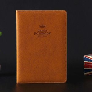 A5100 Pagina's leer Soft Cover Notebook A5100 pagina's leer Soft Cover Notebook Pocket Memo(Brown)