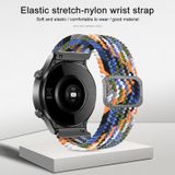 20mm Universele verstelbare nylon gevlochten elasticiteitsvervanging riem horlogeband