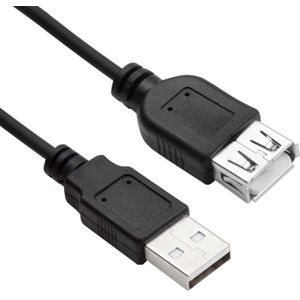 1 5 meter USB-A Male naar USB-A Female voorjaar spiraalsnoer Kabel