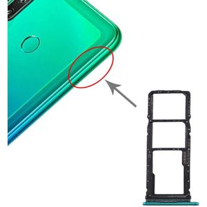 SIM-kaartlade + SIM-kaartlade + Micro SD-kaartlade voor Huawei P40 Lite E / Geniet van 10 (Groen)