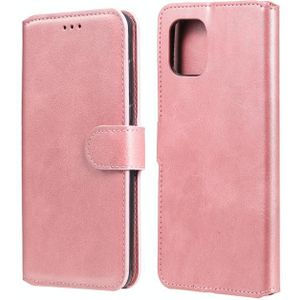 Voor OPPO Find X3 Classic Calf Texture PU + TPU horizontale flip lederen case met houder en kaart slots &portemonnee (rose goud)