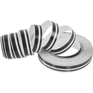 12 mm  9 8 m auto zelf klevende decoratieve Stripe Tape Line(Black)