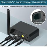 BT07 2 in 1Bluetooth 5.1 Audio-ontvanger en zender ondersteunt vezel / coaxiale / 3 5 mm