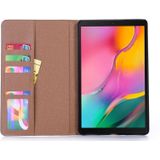 Retro boek stijl horizontale Flip lederen case voor Galaxy tab A 10 1 (2019) T510/T515  met houder & kaartsleuven & portemonnee (grijs)