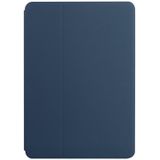 Voor iPad Mini  / 4/3/2 / 1 Dual-vouwen Horizontale Flip Tablet Leren Case met Houder & Sleep / Wake-Up-functie (Royal Blue)