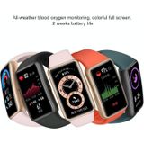 Originele Huawei Band 6 1 47 inch AMOLED color screen smart polsband armband  NFC Edition  ondersteuning bloed zuurstof hartslag monitor / 2 weken lange levensduur van de batterij / slaapmonitor / 96 sportmodi (oranje)