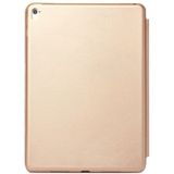 Horizontale Flip effen kleur lederen draagtas voor iPad Pro 12 9 inch (2018)  met drie-opklapbare houder & Wake-up/slaapfunctie (goud)