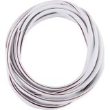 5m auto decoratieve Strip PVC Chrome decoratie Strip deur afdichting venster Seal(White)