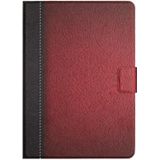 Voor Samsung Galaxy Tab A 10.1 T580 Stitching Effen Kleur Smart Leather Tablet Case (Rood)