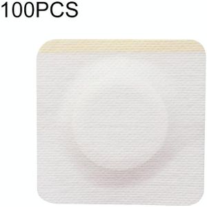 100 Stks 043 Square Ademend Niet-geweven Stof Adhesive Wond Dressing Pad  Grootte: 5 x 5 x 1 5cm