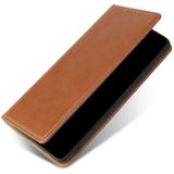 Voor Samsung Galaxy S10 Lite / A91 / M80s Fierre Shann PU Genuine Leather Texture Horizontale Flip Case met Holder & Card Slots & Wallet(Brown)