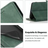 Voor Huawei Mate 20 Pro Retro Magnetic Closing Clasp Horizontale Flip Lederen Case met Holder & Card Slots & Photo Frame & Wallet(Groen)