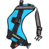 NEOpine Hond harnas borstband Riem voor GoPro HERO (2018) 7 / 6 / 5 / 4 / 3+ / 3 / 2 / 1 (blauw)