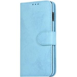 Voor Samsung Galaxy S10+ Retro 2 in 1 Afneembare Magnetische Horizontale Flip TPU + PU Lederen case met Holder & Card Slots & Photo Frame & Wallet(Sky Blue)