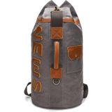 Canvas grote capaciteit casual herenrugzak Retro Outdoor multifunctionele reistas (B22 grijs)