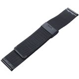 Voor Apple Watch 42mm Milanese Classic Buckle roestvrijstalen horlogeband vervangen  alleen gebruikt in combinatie met Connectors (S-AW-3293) (zwart)