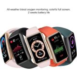 Originele Huawei Band 6 1 47 inch AMOLED color screen smart polsband armband  NFC Edition  ondersteuning bloed zuurstof hartslag monitor / 2 weken lange levensduur van de batterij / slaapmonitor / 96 sportmodi (roze)
