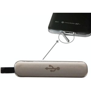 USB-poort voor lader Dock stofdicht Cover voor Galaxy S5(Gold)
