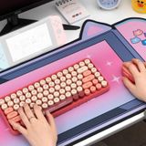 400 x 800 x 3mm Leuke Kat Oor Computer Keyboard Desk Pad Muismat