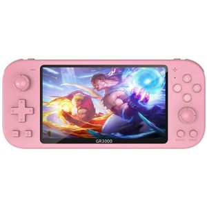 RG3000 Handheld Game Console Ondersteuning Double Handle Mini Game Console(Roze)