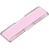 2 in 1 verstelbare universele Mini zelfklevende houder standaard + Slim vinger Grip  grootte: 7.3 x 2.2 x 0.3 cm  voor iPhone  Galaxy  Huawei  Xiaomi  LG  HTC en Tablets(Pink)