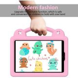 Handvat Kickstand Kinderen EVA Schokbestendig Tablet Case Voor iPad mini 1/2/3/4/5(Roze)