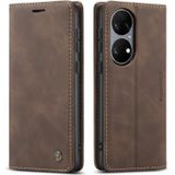 Caseme 013 Multifunctionele Horizontale Flip Lederen Case met Houder & Card Slot & Portemonnee voor Huawei P50