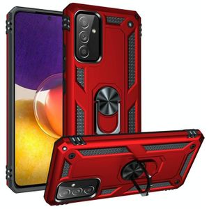 For Samsung Galaxy A82 5G Shockproof TPU + PC Protective Case with 360 Degree Rotating Holder(Red)