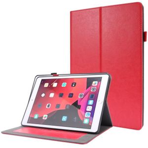 Voor iPad 10.2 / iPad Pro 10.5 Crazy Horse Texture Horizontale Flip Lederen behuizing met 2-vouwbare houder & kaartsleuf(Rood)