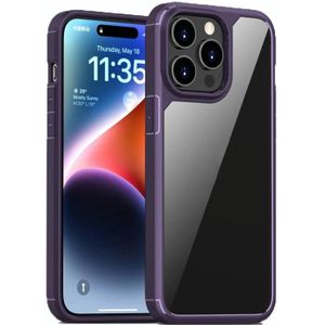 Voor iPhone 15 Pro Max iPAKY YJ-serie transparant PC+TPU telefoonhoesje