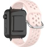 Voor Xiaomi Watch / Huawei Honor S1 18mm Solid Color Sport Polsband Watchband (Roze)