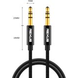 REXLIS 3629 3.5 mm Male-Male auto Stereo vergulde Jack AUX-audiokabel van 3 5 mm AUX standaard digitale apparaten  lengte: 1m