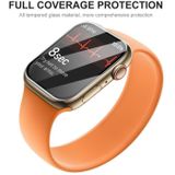 10 stks Enkay Hat-Prins 3D Curved Edge Full Coverage Full Tempered Glass HD Screen Protector Film voor Apple Watch Series 7 45 mm