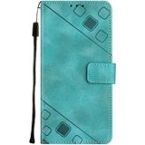 Voor Nokia G21 / G11 Skin-feel lederen telefoonhoes met relif