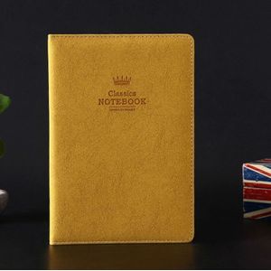 A5100 Pagina's leer Soft Cover Notebook A5100 pagina's leer Soft Cover Notebook Pocket Memo(Yellow)