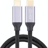 USB-C / Type-C Mannelijk naar USB-C / Type-C Mannelijke Thunderbolt 3 Datakabel  Kabellengte: 1.2m