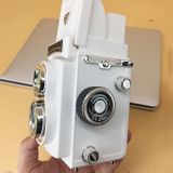 Niet-werkende Fake Dummy Handheld Retro DSLR Camera Model Photo Studio Props (Wit)
