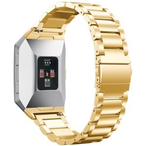 Voor Fitbit Ionic Stainless Steel Horlogestrap(Golden)