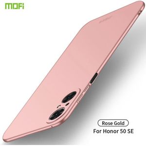 Voor eer 50 SE MOFI Frosted PC ultradunne harde koffer (ROSE GOUD)