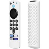 2 stks Siliconen Shell voor Alexa Voice Remote 3rd Gen & TV Stick 3rd Gen (White)
