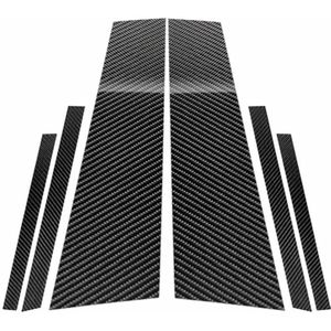 Auto carbon fiber b pijler decoratieve sticker voor BMW 5GT F07 2012-2017  links en rechts rijden universeel