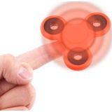 Fidget Spinner Speeltje tegen stress en angst met Fluorescerende Verlichting voor kinderen en volwassenen  4 Minuten Rotatie Tijd  Hybride Keramische Lager + POM materiaal (rood)