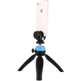 PULUZ Pocket Mini statief monteren met 360 graden kogelkop & telefoon klem voor Smartphones(Blue)