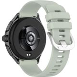 Voor Huawei Watch 2 Pro / Honor Watch 4 Pro vloeibare glanzende zilveren gesp siliconen horlogeband