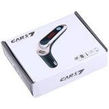 CARS7 Bluetooth auto-oplader met digitaal Display voor mobiele telefoon (Rose goud)