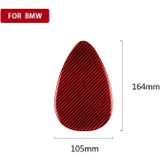 Car Carbon Fiber Dashboard Decorative Sticker for BMW Mini Cooper JCW One F56 F55 F54  Left and Right Drive Universal (Red)