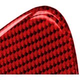 Car Carbon Fiber Dashboard Decorative Sticker for BMW Mini Cooper JCW One F56 F55 F54  Left and Right Drive Universal (Red)