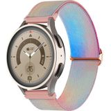 Voor Coros Pace 2 / Coros Apex 42 mm 20 mm geschilderde kleurrijke nylon geweven gesp horlogeband (Symphony Aurora)